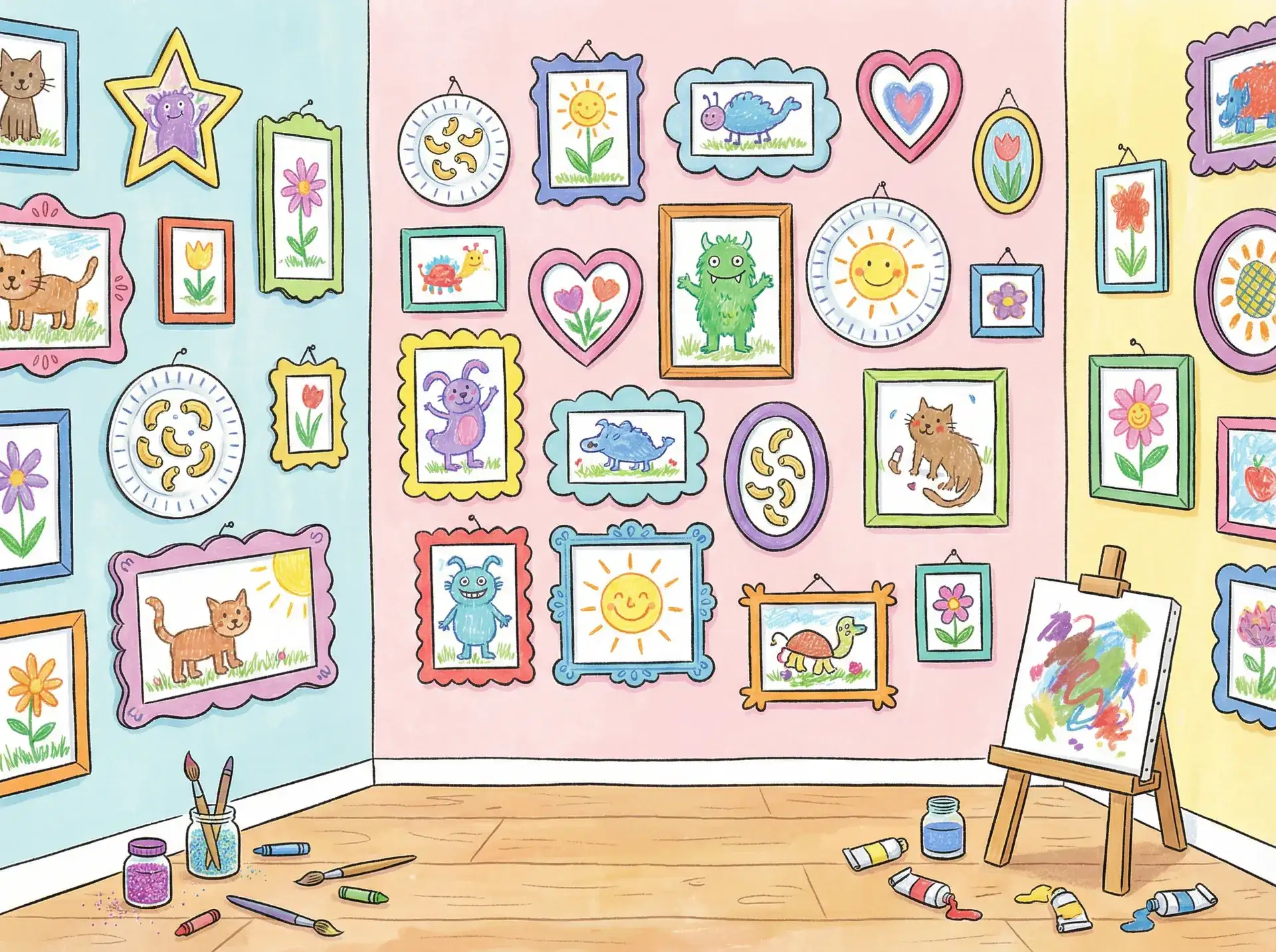 小朋友的彩色画作 - 色情网站 创意展示